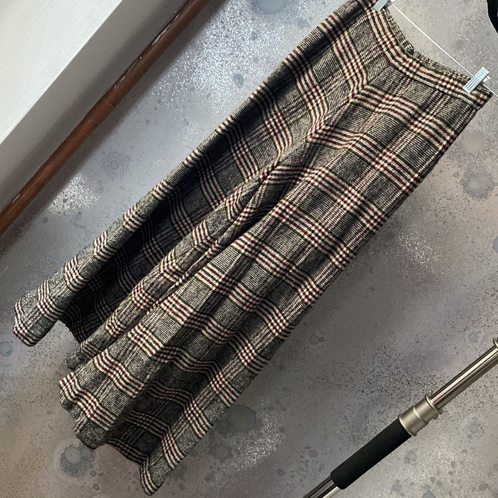 No 6 store wool plaid pant set in small - Picture 8 of 11